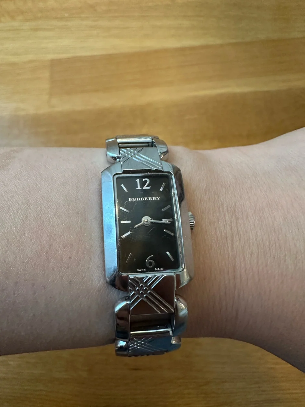 Burberry stainless steel watch
